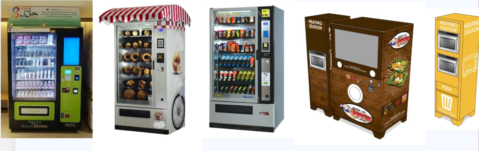 Vending Machine Cluster From Retail to Food