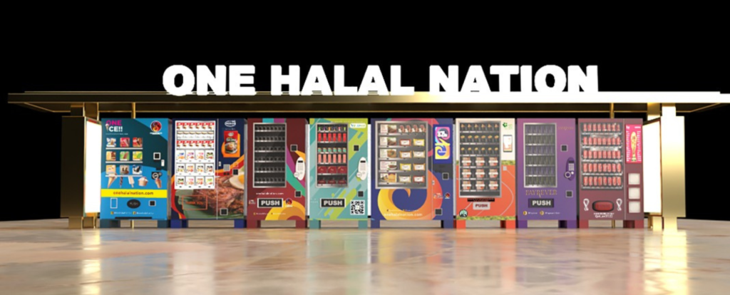 One Halal Nation Combined Vending Cluster
